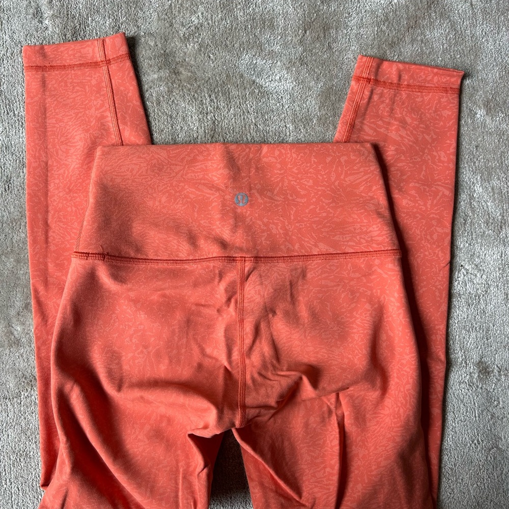 Llululemon Athletica Orange Crush Leggings